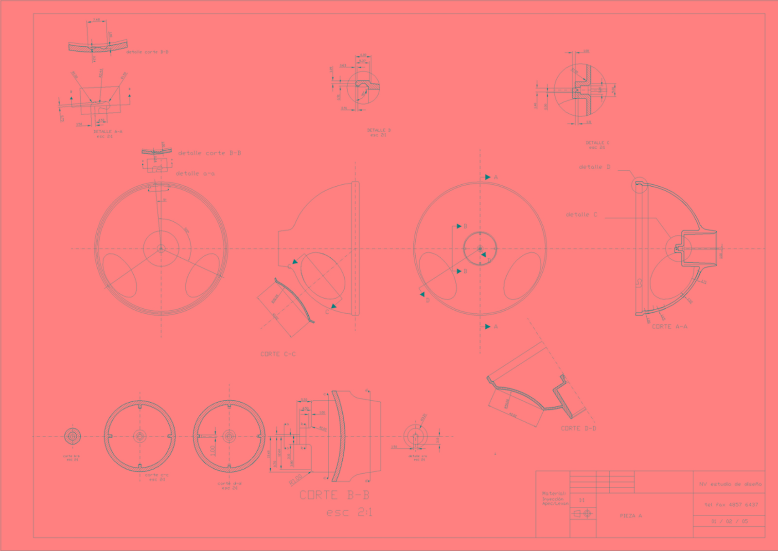 Neumocam Moludings detail